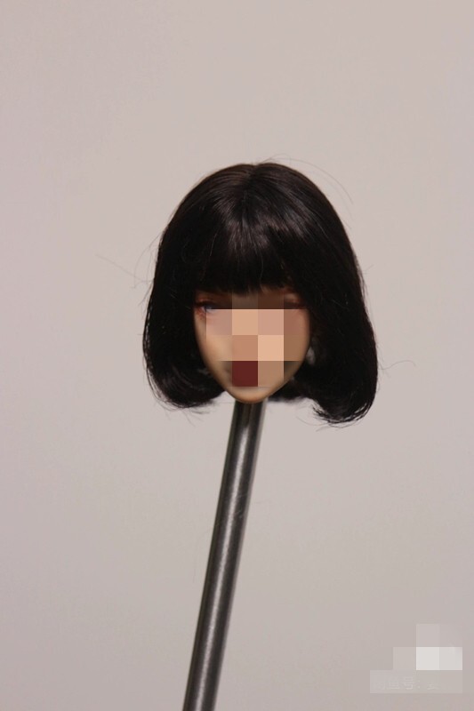 1/6 1/12 Female Artificial Hair Wig Cover For 12" 6" Action Figure Head Body Toy - Picture 101 of 198