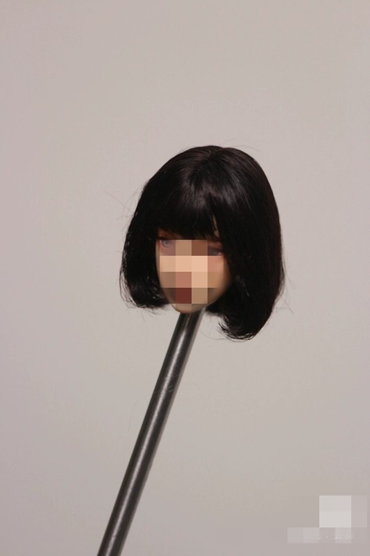 1/6 1/12 Female Artificial Hair Wig Cover For 12" 6" Action Figure Head Body Toy - Picture 102 of 198