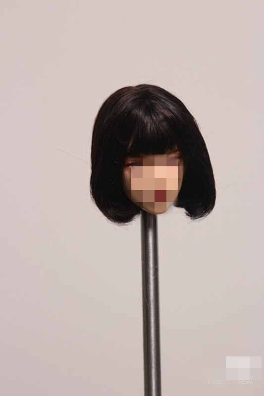 1/6 1/12 Female Artificial Hair Wig Cover For 12" 6" Action Figure Head Body Toy - Picture 103 of 198