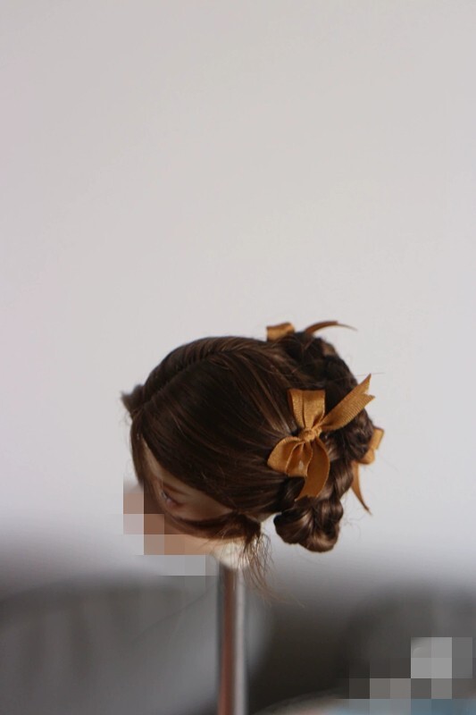 1/6 1/12 Female Artificial Hair Wig Cover For 12" 6" Action Figure Head Body Toy - Picture 106 of 198