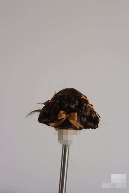 1/6 1/12 Female Artificial Hair Wig Cover For 12" 6" Action Figure Head Body Toy - Picture 107 of 198