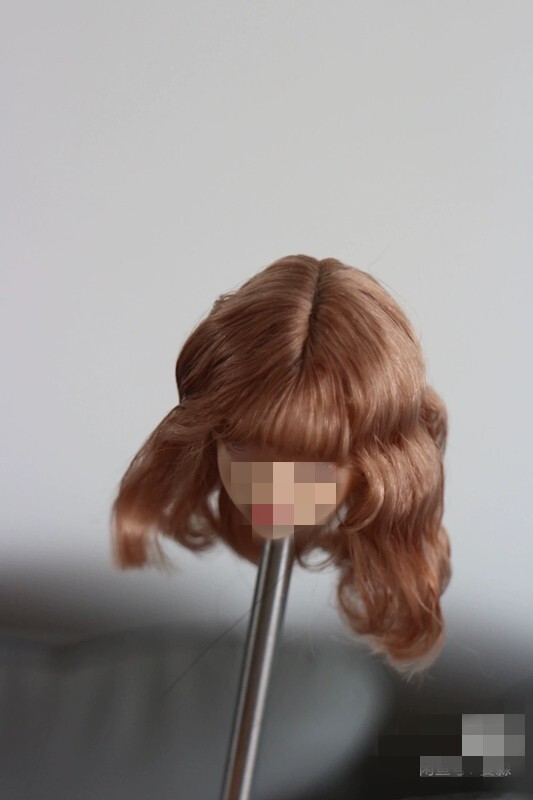 1/6 1/12 Female Artificial Hair Wig Cover For 12" 6" Action Figure Head Body Toy - Picture 109 of 198