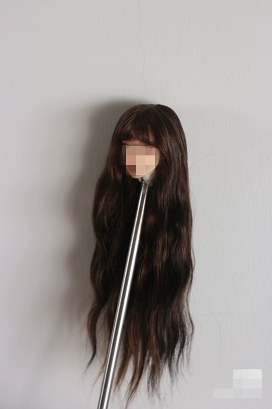 1/6 1/12 Female Artificial Hair Wig Cover For 12" 6" Action Figure Head Body Toy - Picture 112 of 198