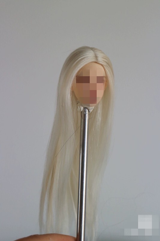 1/6 1/12 Female Artificial Hair Wig Cover For 12" 6" Action Figure Head Body Toy - Picture 114 of 198