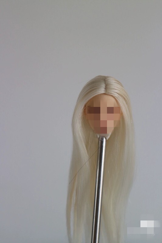 1/6 1/12 Female Artificial Hair Wig Cover For 12" 6" Action Figure Head Body Toy - Picture 115 of 198