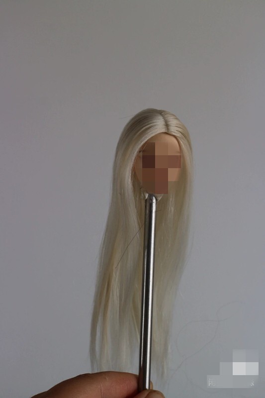 1/6 1/12 Female Artificial Hair Wig Cover For 12" 6" Action Figure Head Body Toy - Picture 116 of 198