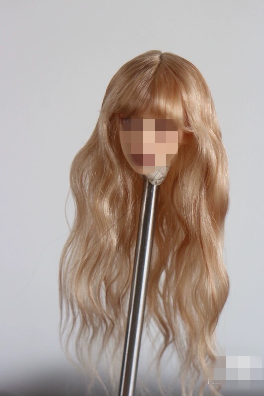 1/6 1/12 Female Artificial Hair Wig Cover For 12" 6" Action Figure Head Body Toy - Picture 118 of 198