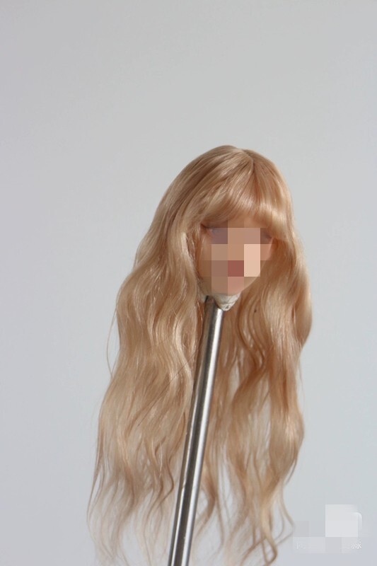 1/6 1/12 Female Artificial Hair Wig Cover For 12" 6" Action Figure Head Body Toy - Picture 119 of 198