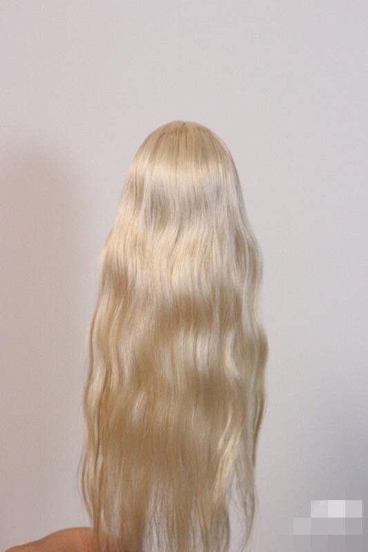 1/6 1/12 Female Artificial Hair Wig Cover For 12" 6" Action Figure Head Body Toy - Picture 154 of 198