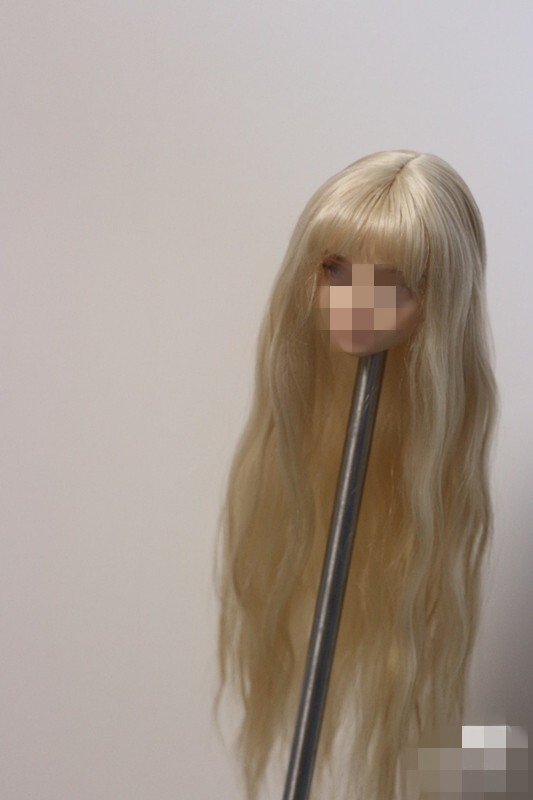 1/6 1/12 Female Artificial Hair Wig Cover For 12" 6" Action Figure Head Body Toy - Picture 157 of 198