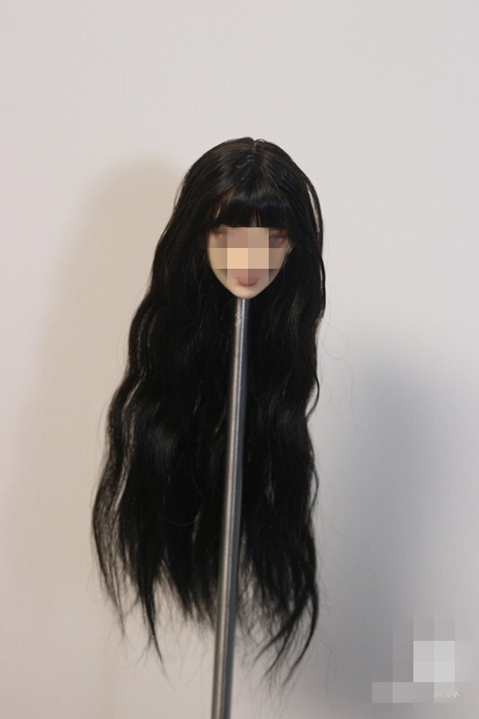 1/6 1/12 Female Artificial Hair Wig Cover For 12" 6" Action Figure Head Body Toy - Picture 161 of 198