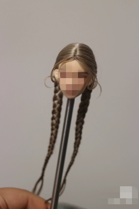 1/6 1/12 Female Artificial Hair Wig Cover For 12" 6" Action Figure Head Body Toy - Picture 178 of 198