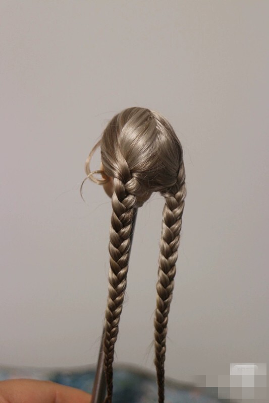 1/6 1/12 Female Artificial Hair Wig Cover For 12" 6" Action Figure Head Body Toy - Picture 179 of 198