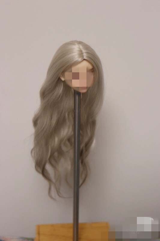 1/6 1/12 Female Artificial Hair Wig Cover For 12" 6" Action Figure Head Body Toy - Picture 180 of 198