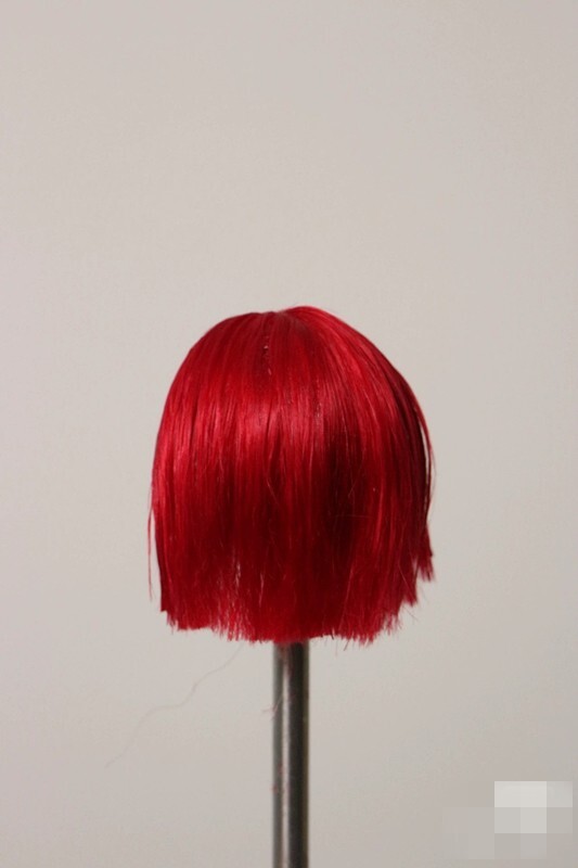 1/6 1/12 Female Artificial Hair Wig Cover For 12" 6" Action Figure Head Body Toy - Picture 183 of 198
