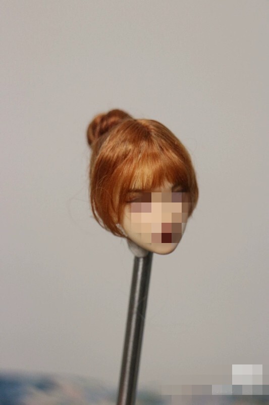 1/6 1/12 Female Artificial Hair Wig Cover For 12" 6" Action Figure Head Body Toy - Picture 186 of 198