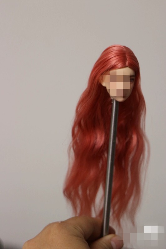 1/6 1/12 Female Artificial Hair Wig Cover For 12" 6" Action Figure Head Body Toy - Picture 190 of 198