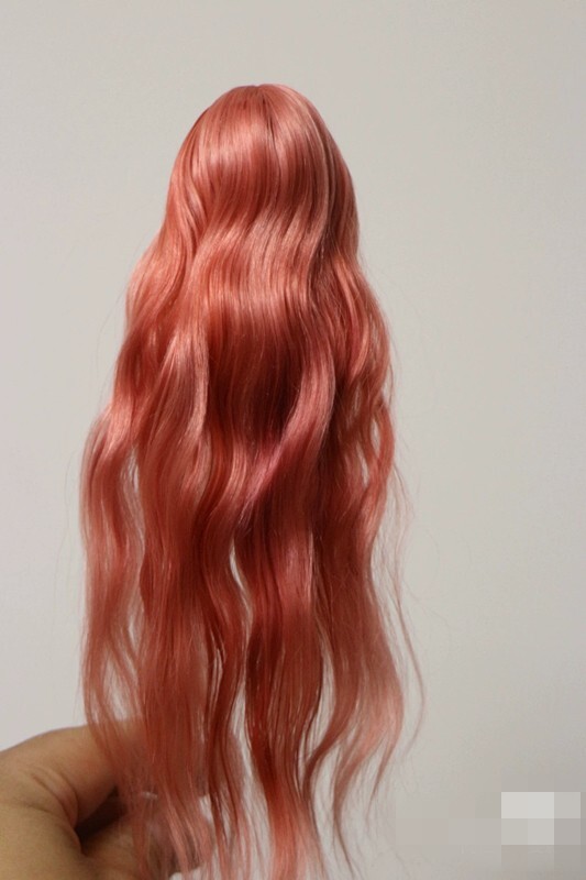 1/6 1/12 Female Artificial Hair Wig Cover For 12" 6" Action Figure Head Body Toy - Picture 191 of 198