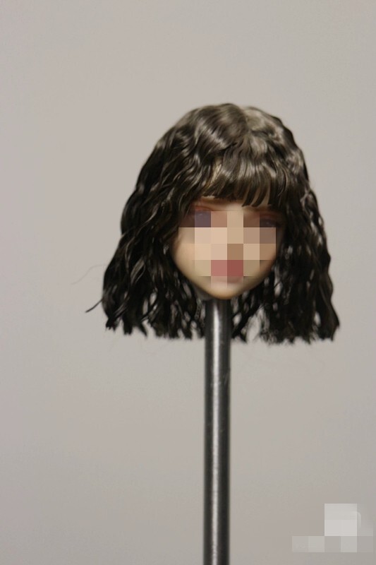 1/6 1/12 Female Artificial Hair Wig Cover For 12" 6" Action Figure Head Body Toy - Picture 192 of 198