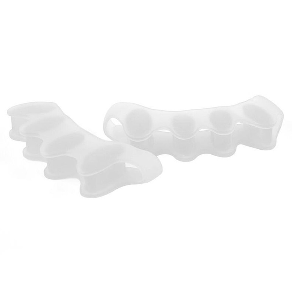 2 x Silikon Zehenspreizer alle Zehen Hallux Valgus Hammerzeh Zehentrenner - Picture 10 of 14