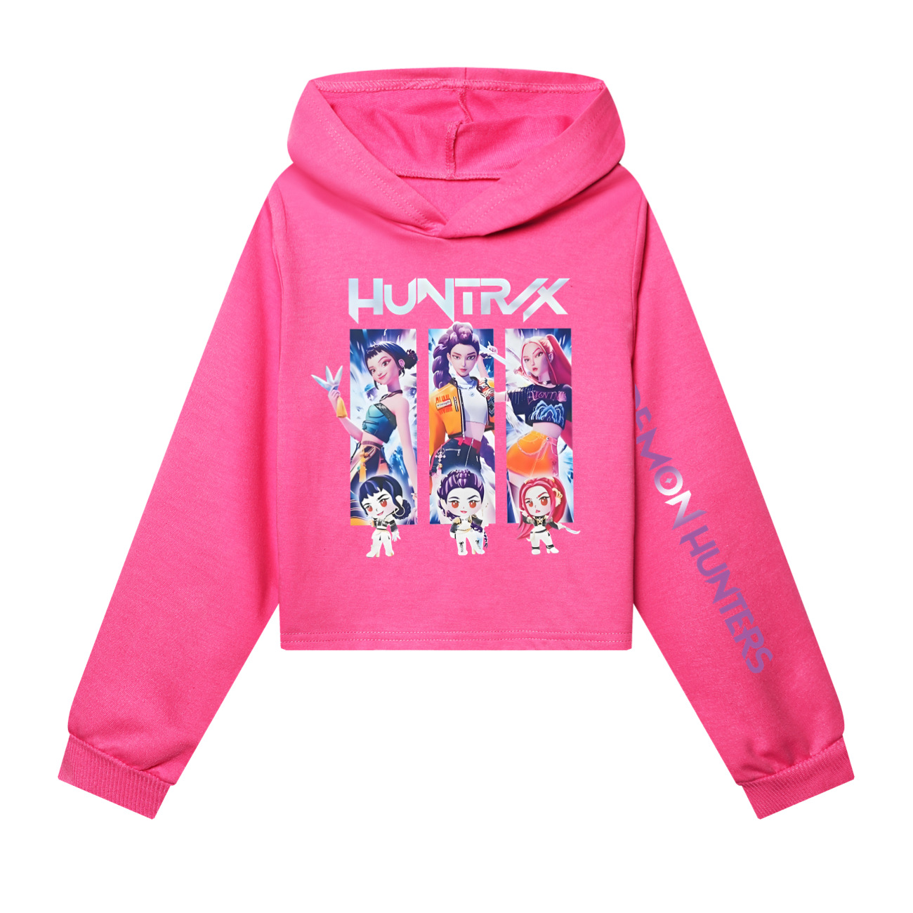 Girls Demon Hunters Hoodies Long Sleeve Sweatshirt K-POP Kids Jumper Pullover UK - Picture 4 of 13