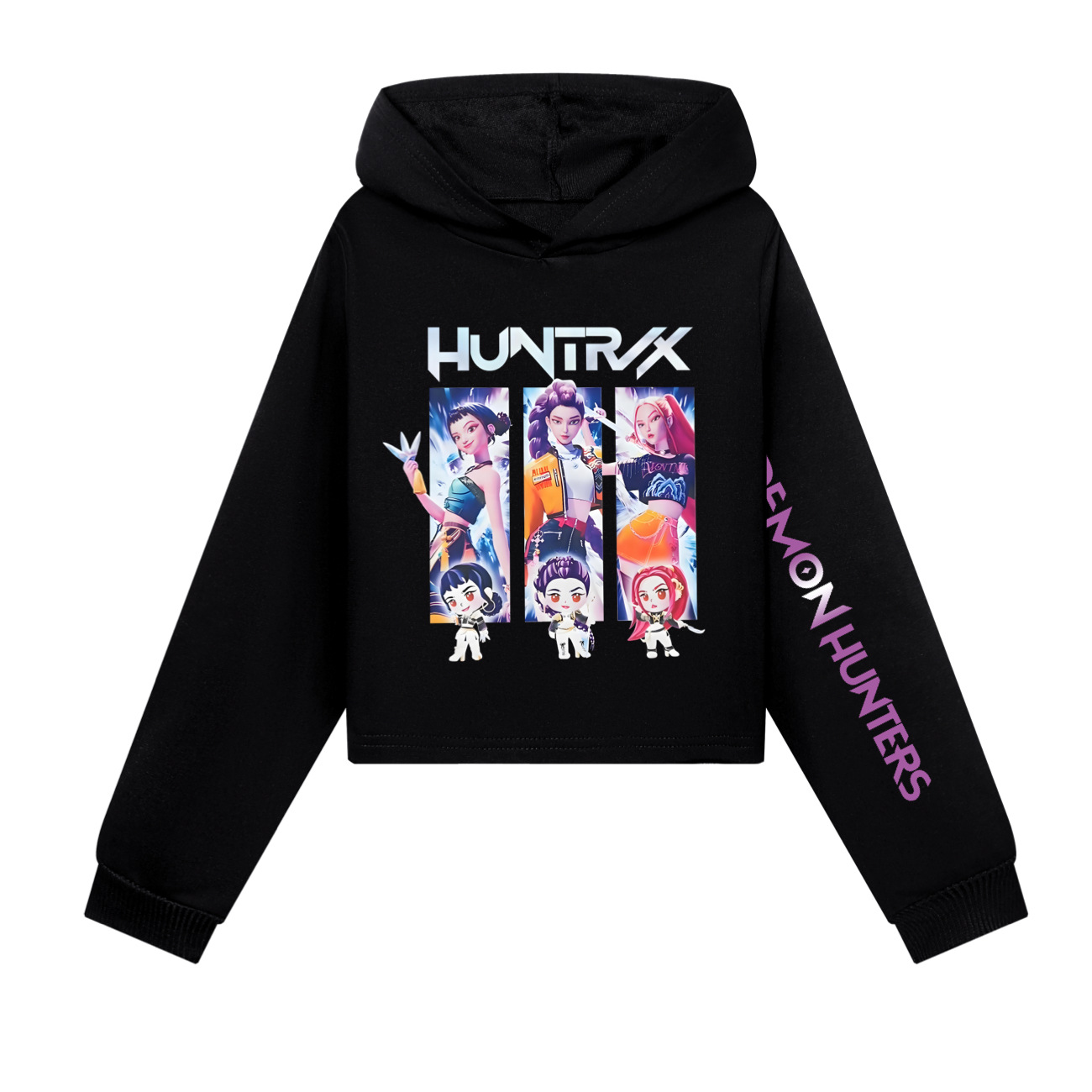 Girls Demon Hunters Hoodies Long Sleeve Sweatshirt K-POP Kids Jumper Pullover UK - Picture 5 of 13