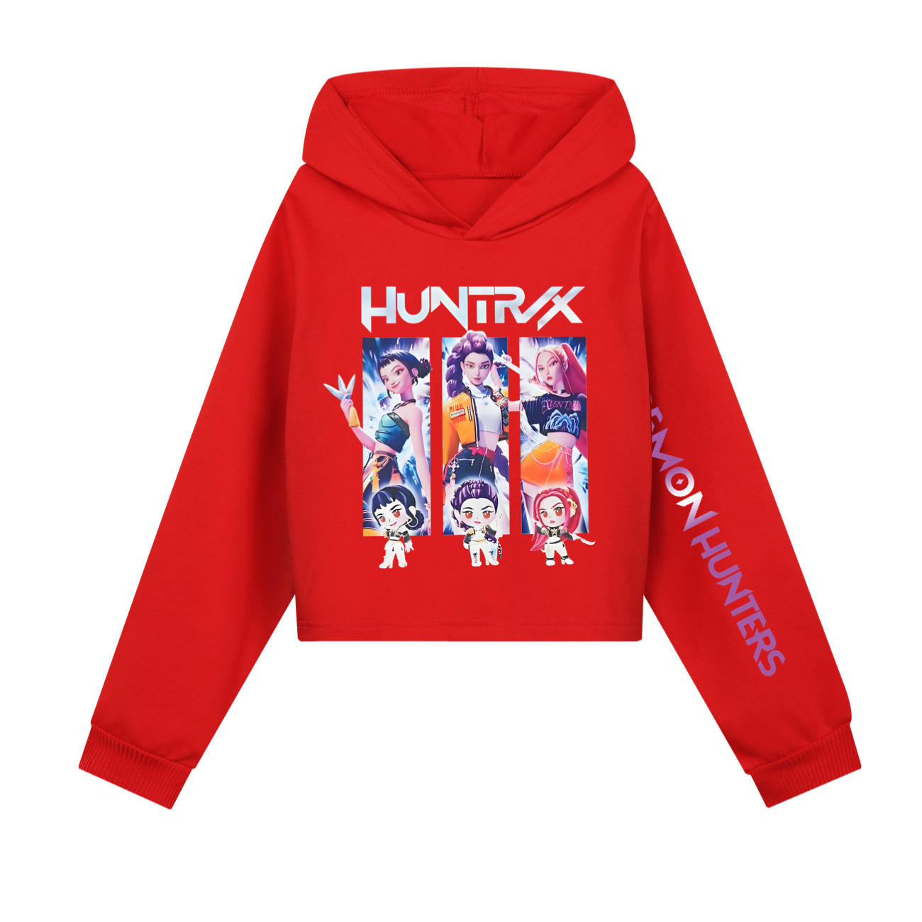 Girls Demon Hunters Hoodies Long Sleeve Sweatshirt K-POP Kids Jumper Pullover UK - Picture 6 of 13