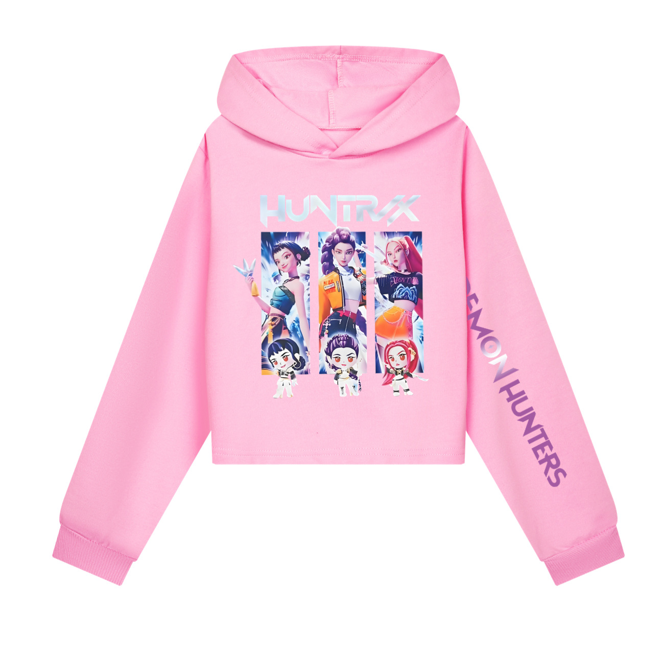 Girls Demon Hunters Hoodies Long Sleeve Sweatshirt K-POP Kids Jumper Pullover UK - Picture 7 of 13
