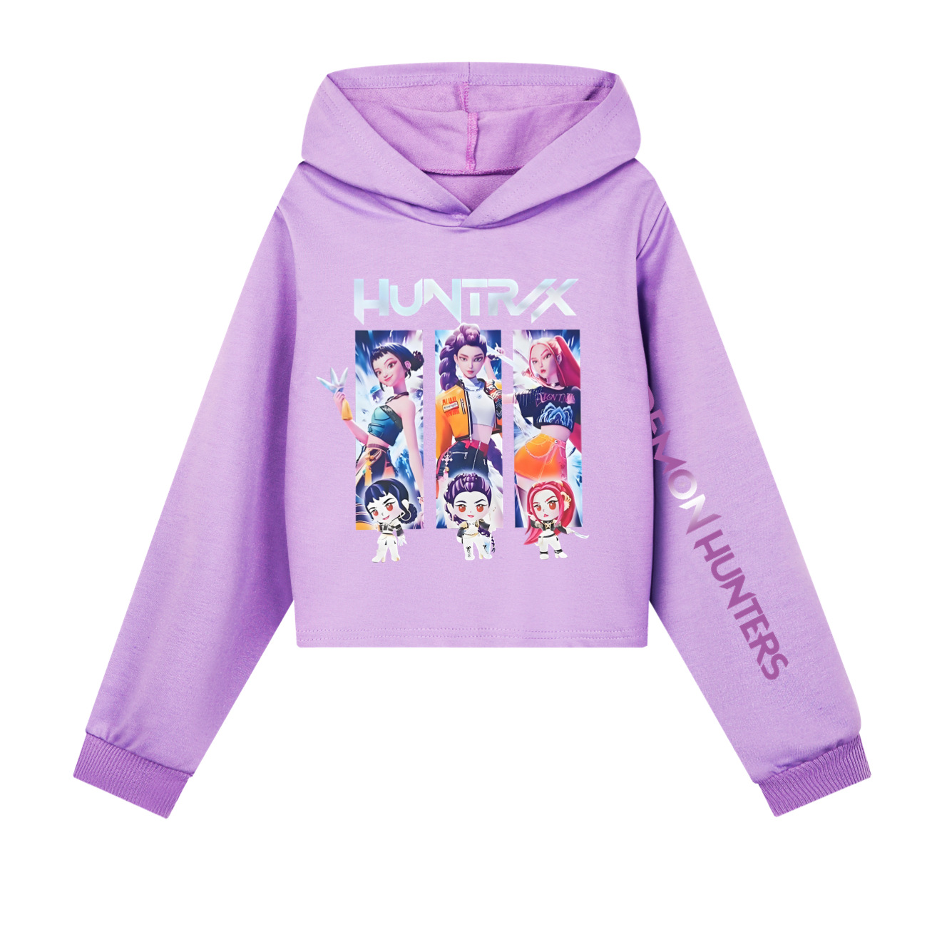 Girls Demon Hunters Hoodies Long Sleeve Sweatshirt K-POP Kids Jumper Pullover UK - Picture 8 of 13