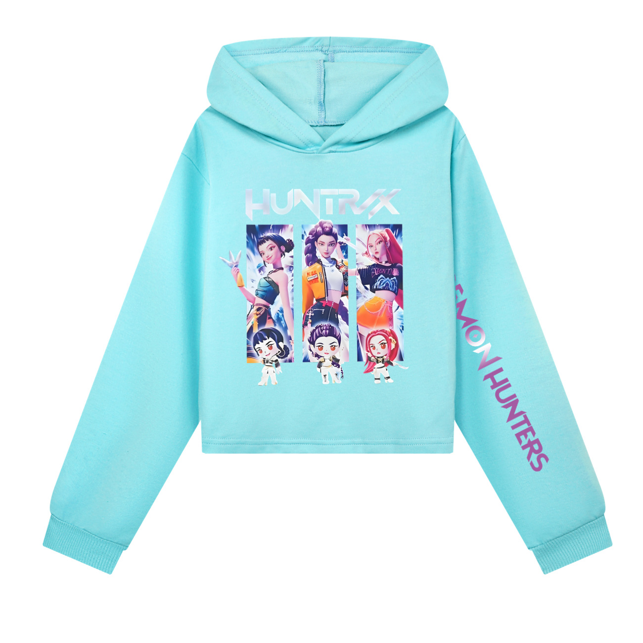 Girls Demon Hunters Hoodies Long Sleeve Sweatshirt K-POP Kids Jumper Pullover UK - Picture 9 of 13