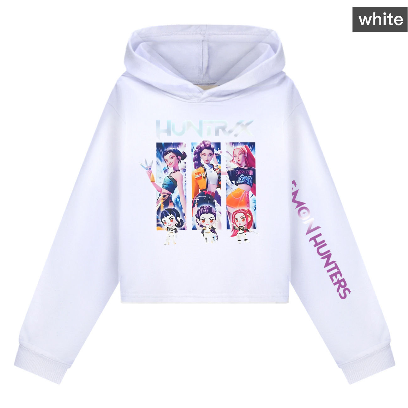 Girls Demon Hunters Hoodies Long Sleeve Sweatshirt K-POP Kids Jumper Pullover UK - Picture 11 of 13