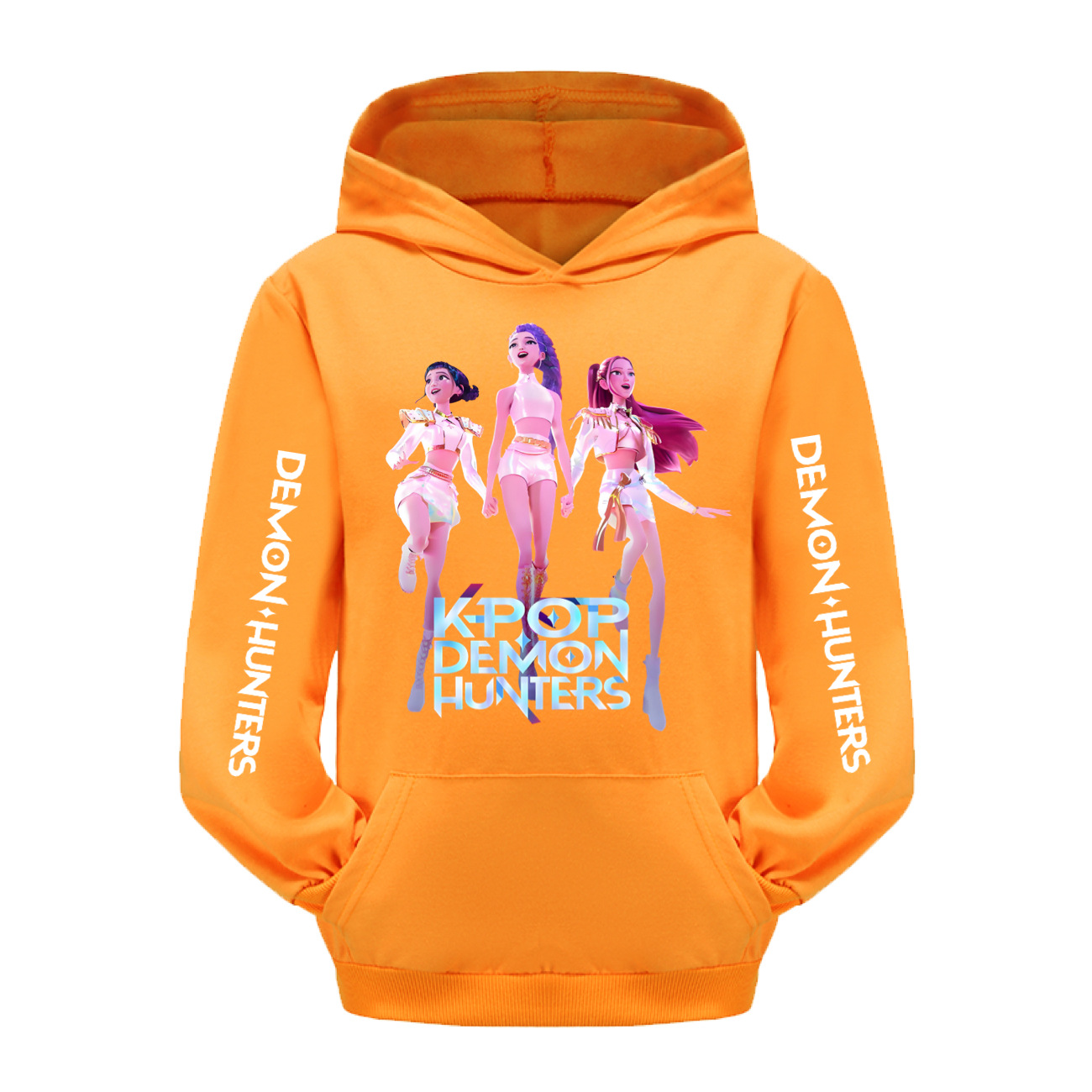 Girls KPOP HUNTRX Demon Hunters Hoodies Cosplay Pocket Sweatshirt Pullover Tops - Picture 14 of 18