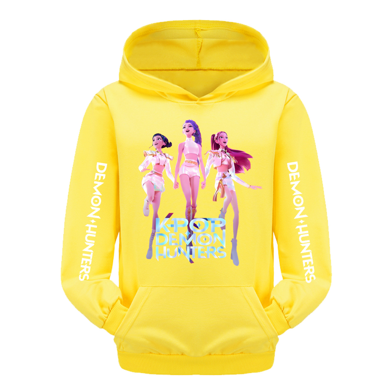 Girls KPOP HUNTRX Demon Hunters Hoodies Cosplay Pocket Sweatshirt Pullover Tops - Picture 15 of 18