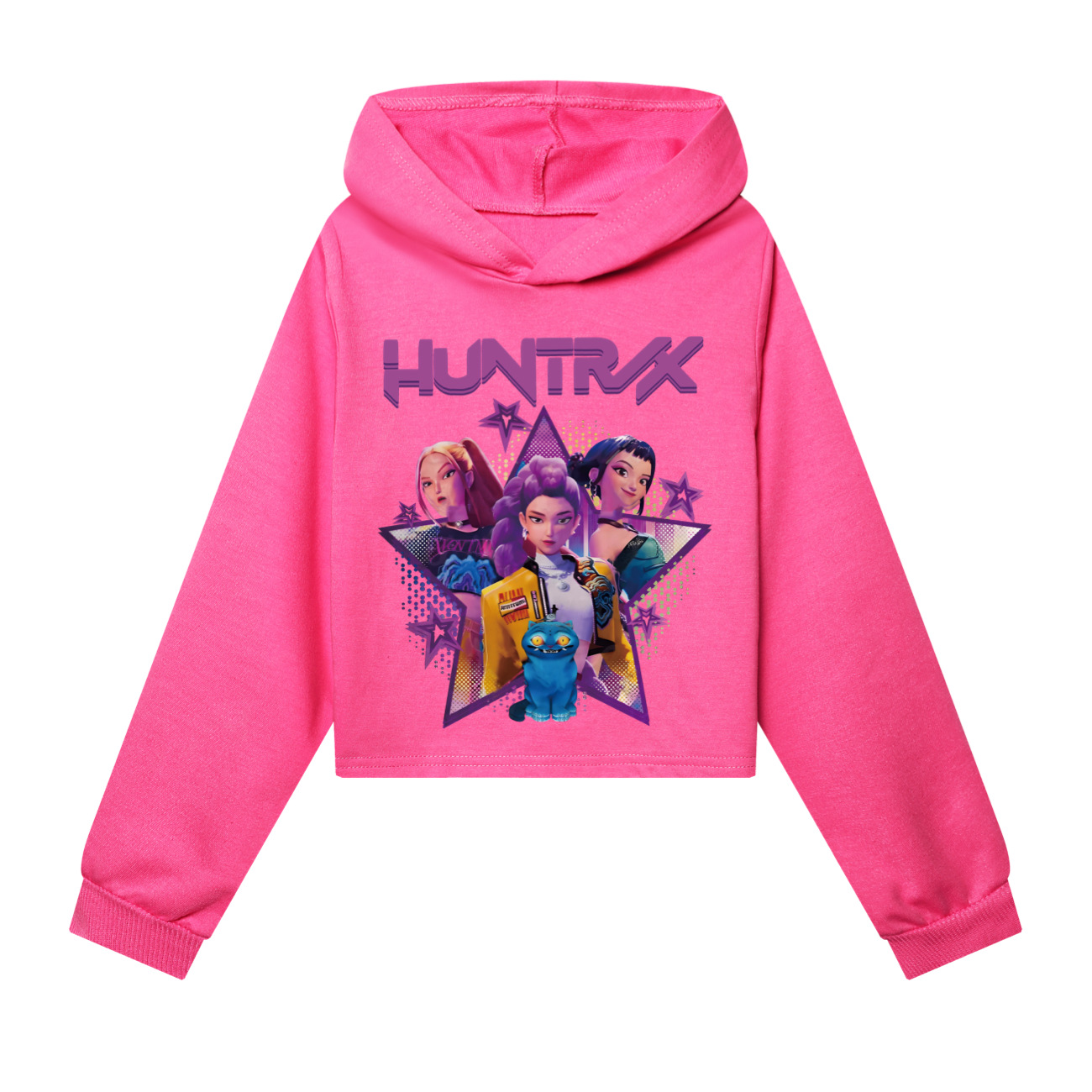 Girls Demon Hunters Hoodies K-POP Kids Casual Sweatshirt Pullover Jumper Tops Uk - Picture 4 of 13