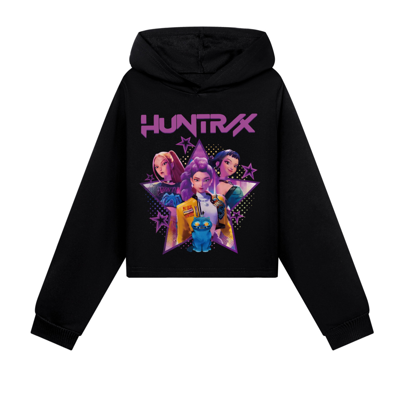 Girls Demon Hunters Hoodies K-POP Kids Casual Sweatshirt Pullover Jumper Tops Uk - Picture 5 of 13