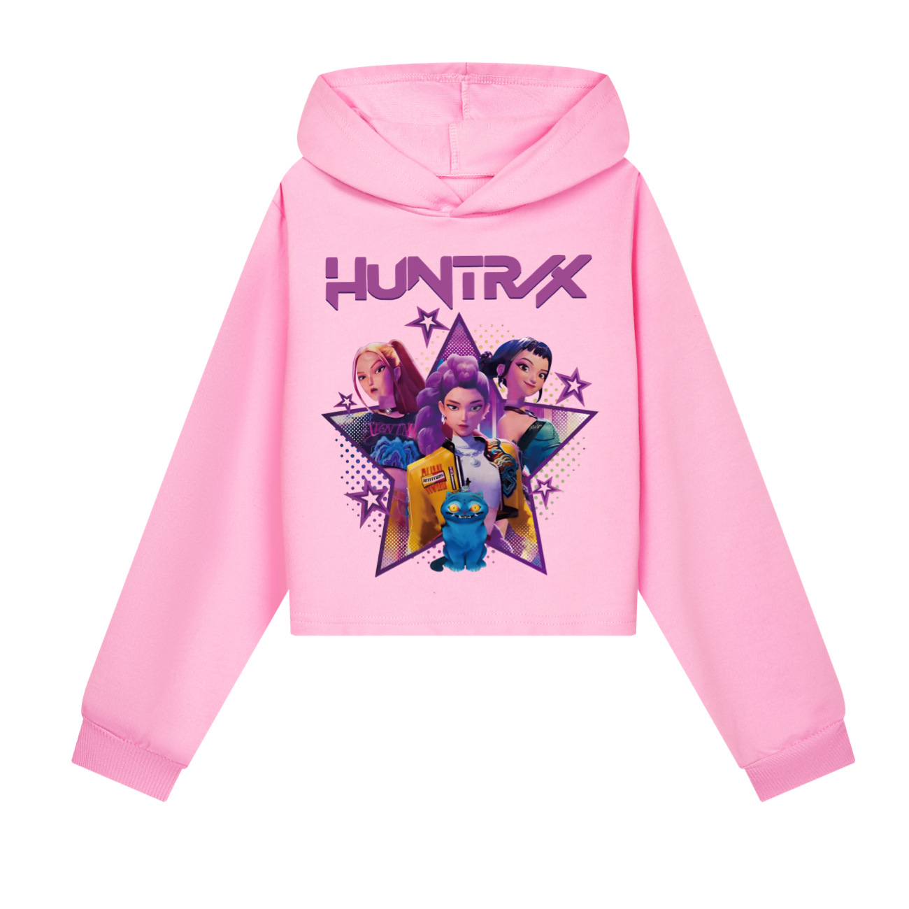 Girls Demon Hunters Hoodies K-POP Kids Casual Sweatshirt Pullover Jumper Tops Uk - Picture 7 of 13