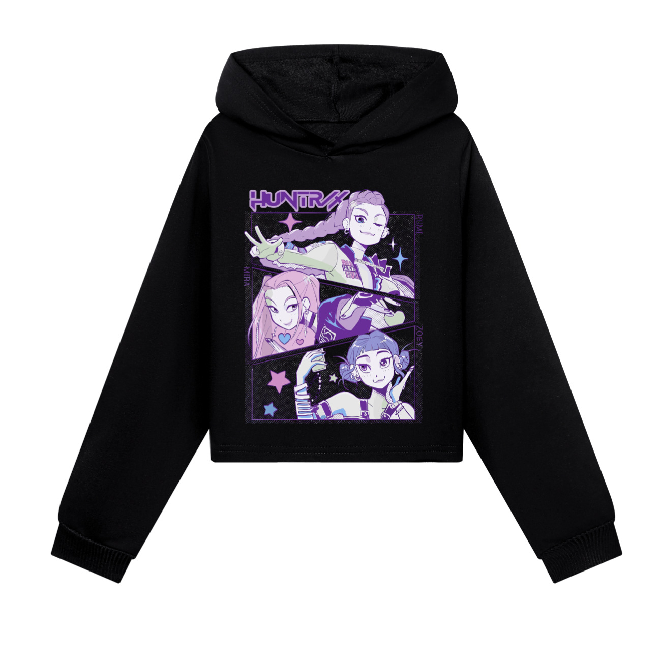 Girls Demon Hunters Hoodies K-POP Kids Casual Sweatshirt Pullover Jumper Tops Uk - Picture 5 of 13