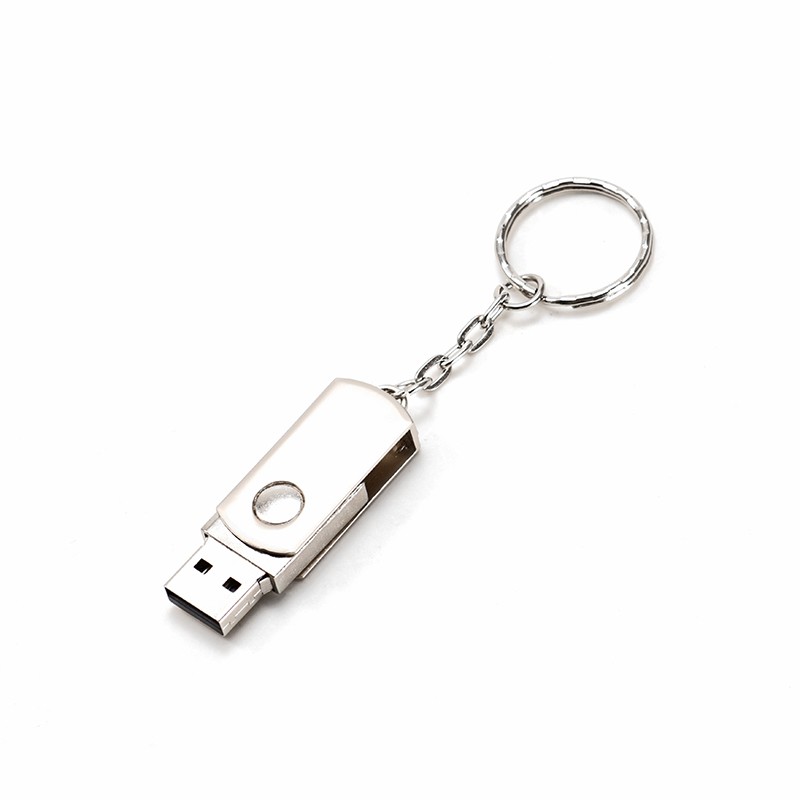 Portable USB Flash Drives 4G to 128GB Rotatable Metal Memory Stick Key Chain - Picture 14 of 14