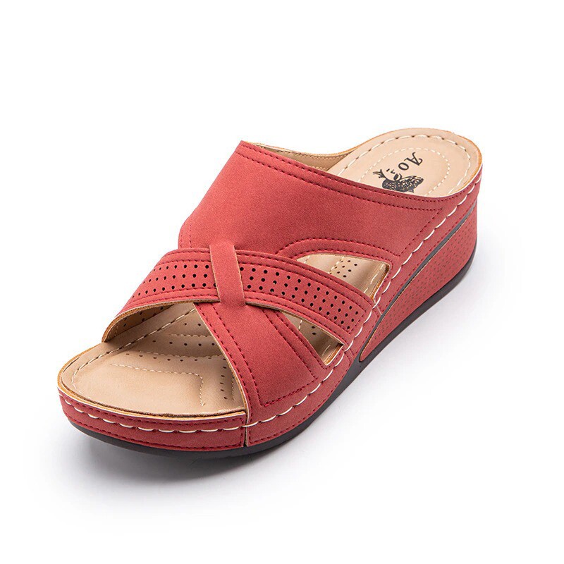 Women Orthopedic Mules Sandals Summer Slippers Comfy Open Toe Flat Shoes - Picture 24 of 26