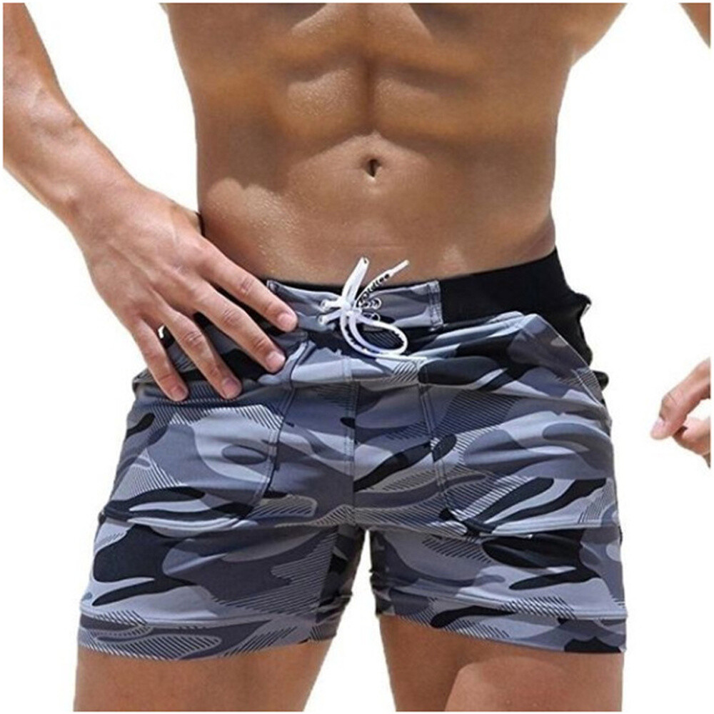 Herren Badeshorts Schwimm Kurze Hosen Jogging Badehose Sport Schwimmhose Kurze - Picture 21 of 22