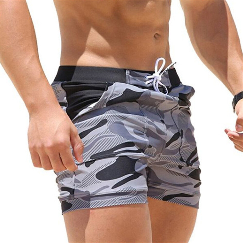 Herren Badeshorts Schwimm Kurze Hosen Jogging Badehose Sport Schwimmhose Kurze - Picture 22 of 22