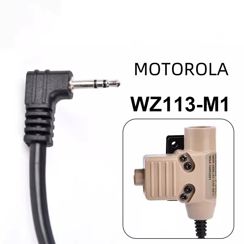 Tactical communications Headset 2 Pin U94 K 2 Pin Plug PTT 7.0mm Plug for Walkie - Picture 28 of 34