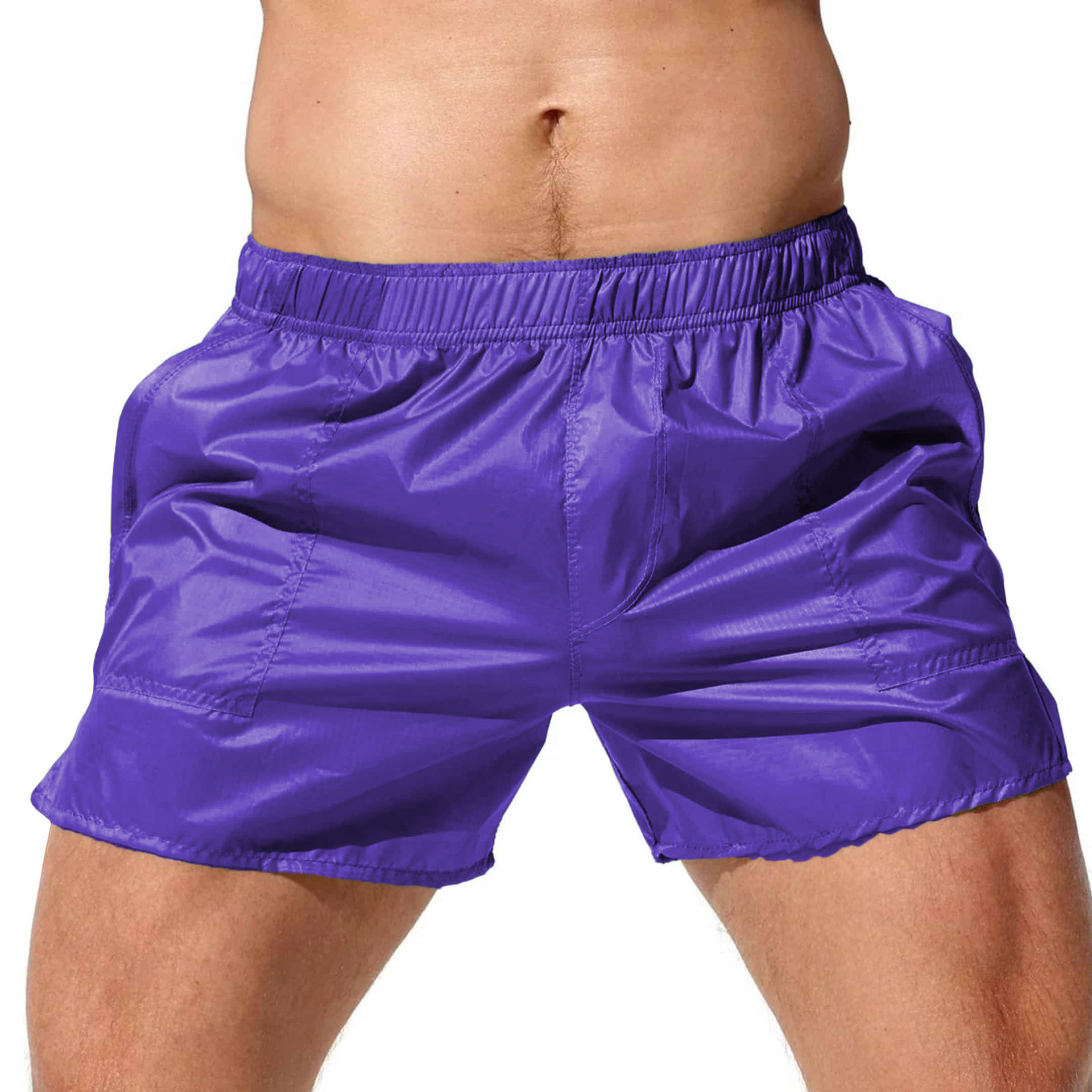 Herren durchsichtig Badeshorts elastisch schnelltrocknend Badehose Boxer Surf Bademode Strand - Bild 26 von 26
