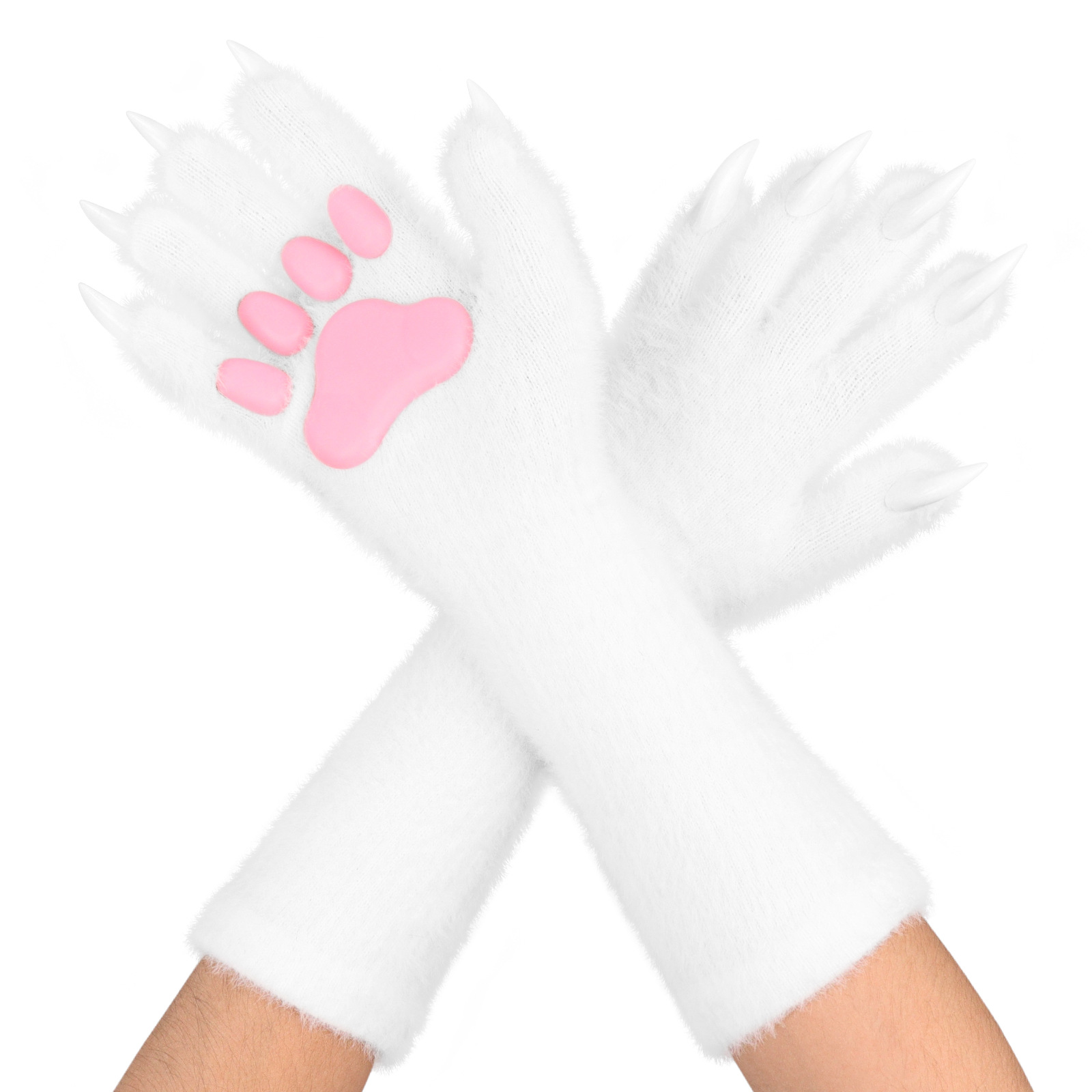 Halloween silicone meat mat, long gloves, long nails, beast claw gloves COSPLAY - Picture 19 of 22