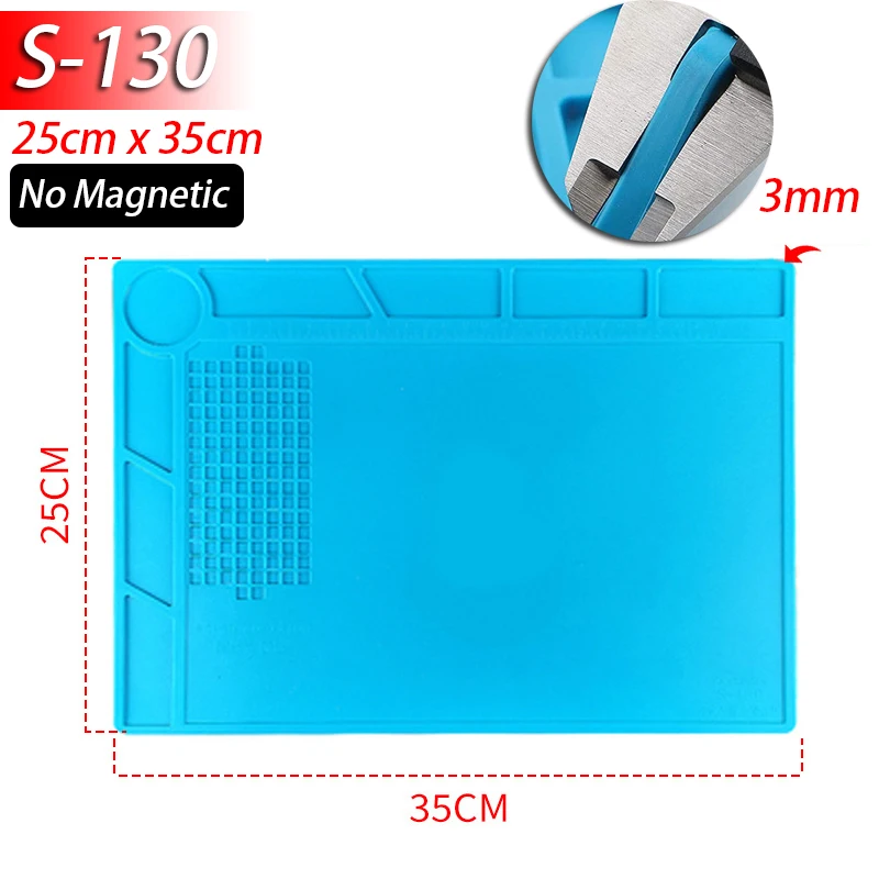 Anti-Static Soldering Station Mat Heatproof 932°F for Electronics Repair - Picture 16 of 16