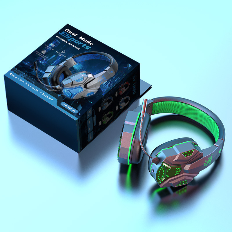 Wireless computer gaming headset, universal Bluetooth gaming headset - Picture 25 of 26