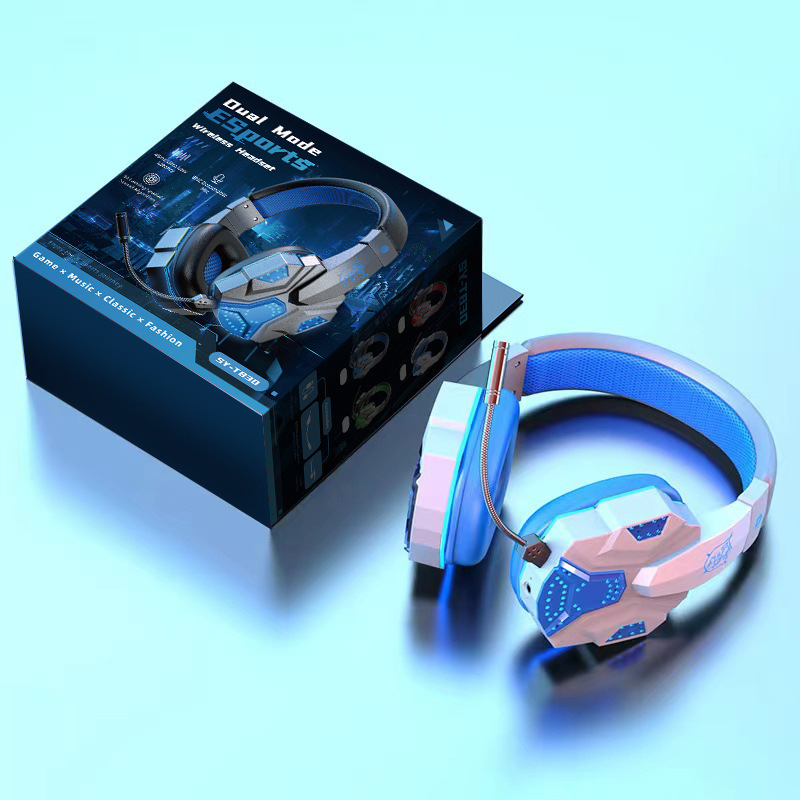 Wireless computer gaming headset, universal Bluetooth gaming headset - Picture 26 of 26
