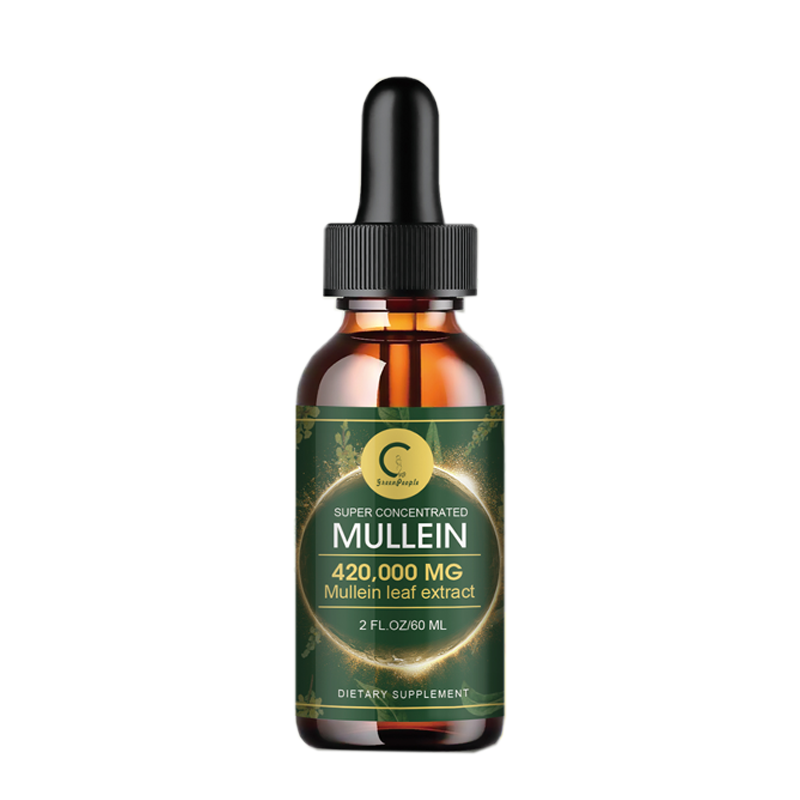 60ML Mullein Leaf Extract Drops Lung Cleanse Respiratory Herbal Drop Health Care - Picture 8 of 10