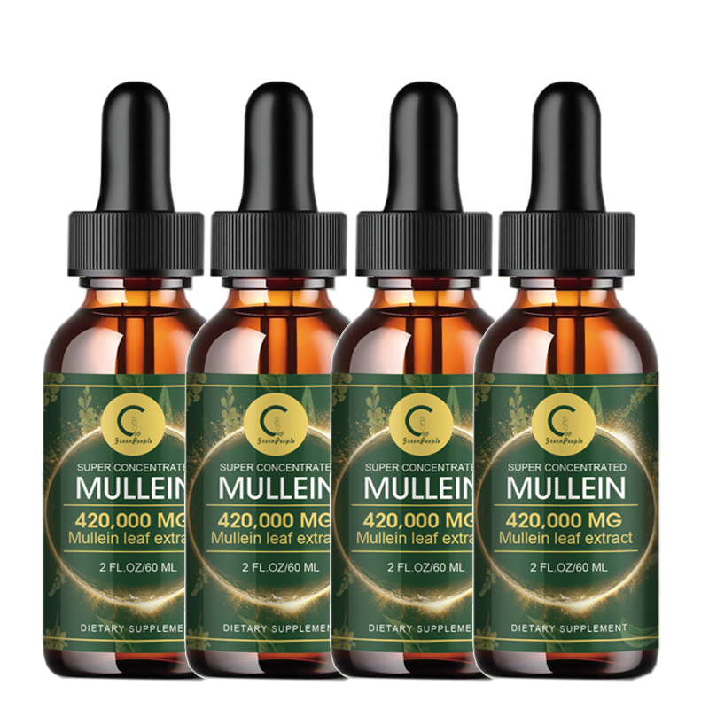 60ML Mullein Leaf Extract Drops Lung Cleanse Respiratory Herbal Drop Health Care - Picture 10 of 10
