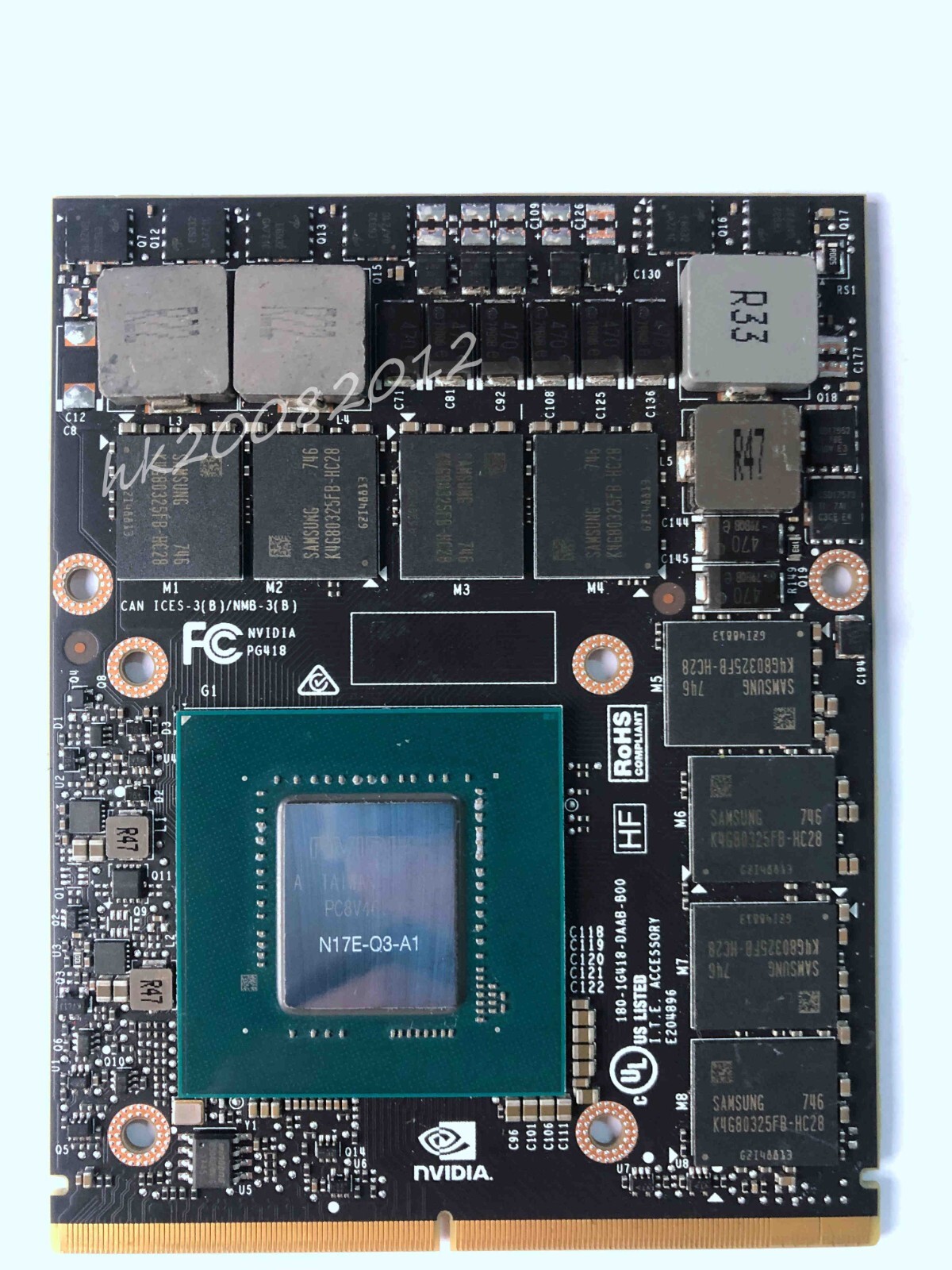 DELL New HP NVIDIA Quadro P3000 P4000 P5000 16GB GDDR5 MXM Video Graphics Card - Picture 13 of 14